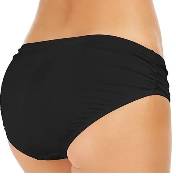 Michael Michael Kors Shirred Bikini Bottom - Picture 9 of 10